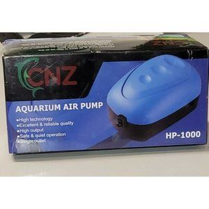 HP-1000 Aquarium Air Pump Single Outlet Up To 20-Gallon